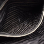 Prada Shoulder Bag Tessuto Easy Black Nylon Leather Triangle Logo — view 5