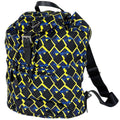 Prada Logo Pret Backpack Nylon Black Multicolor