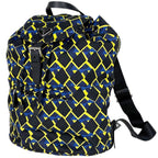 Prada Logo Pret Backpack Nylon Black Multicolor