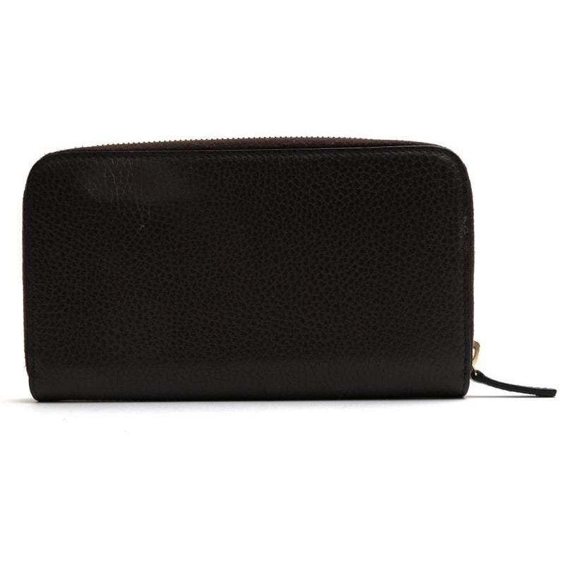 Gucci Long Wallet Men Leather Dark Brown Dollar — view 9