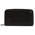 Gucci Long Wallet Men Leather Dark Brown Dollar