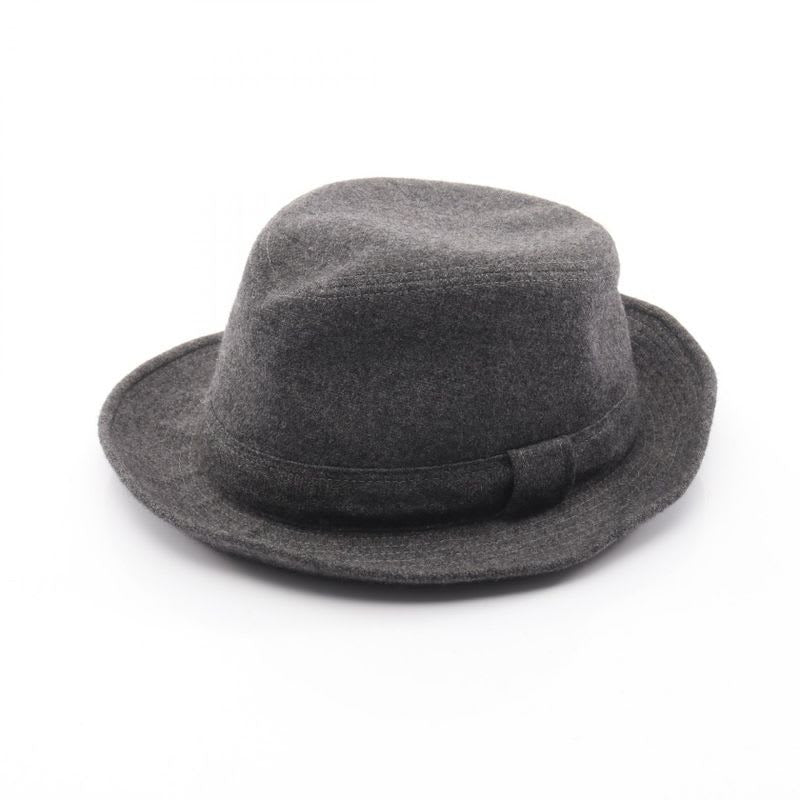 Hermes Hat Gray Silk