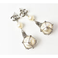 Chanel Pearl Motif Coco Mark Silver