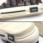 Dior B23 Sequined High Cut Sneakers Size 42 Silver — view 6