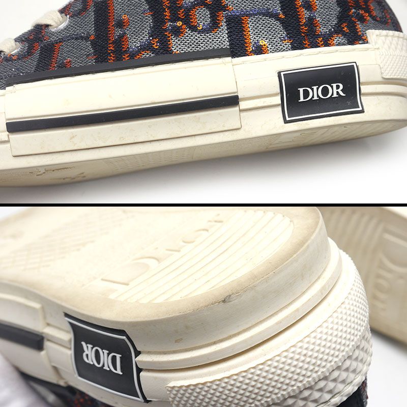 Dior B23 Sequined High Cut Sneakers Size 42 Silver — view 6