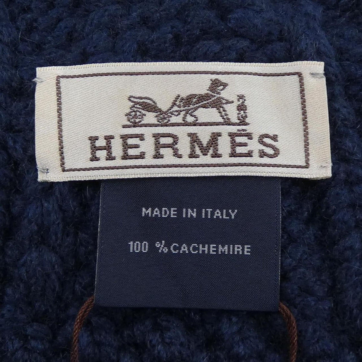 Hermes Cable Maillon Scarf — view 3