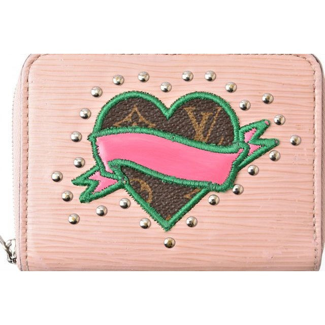 Louis Vuitton Wallet Fold Coin Case Zippy Purse Stories Rose — view 3