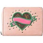 Louis Vuitton Wallet Fold Coin Case Zippy Purse Stories Rose — view 3
