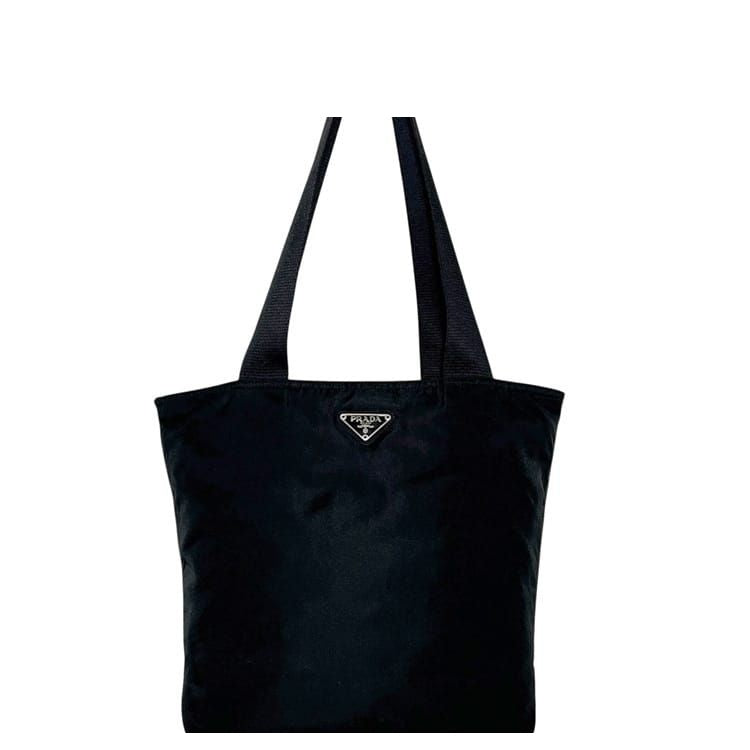 Prada Tote Bag Vera 31 Nylon Nero Black
