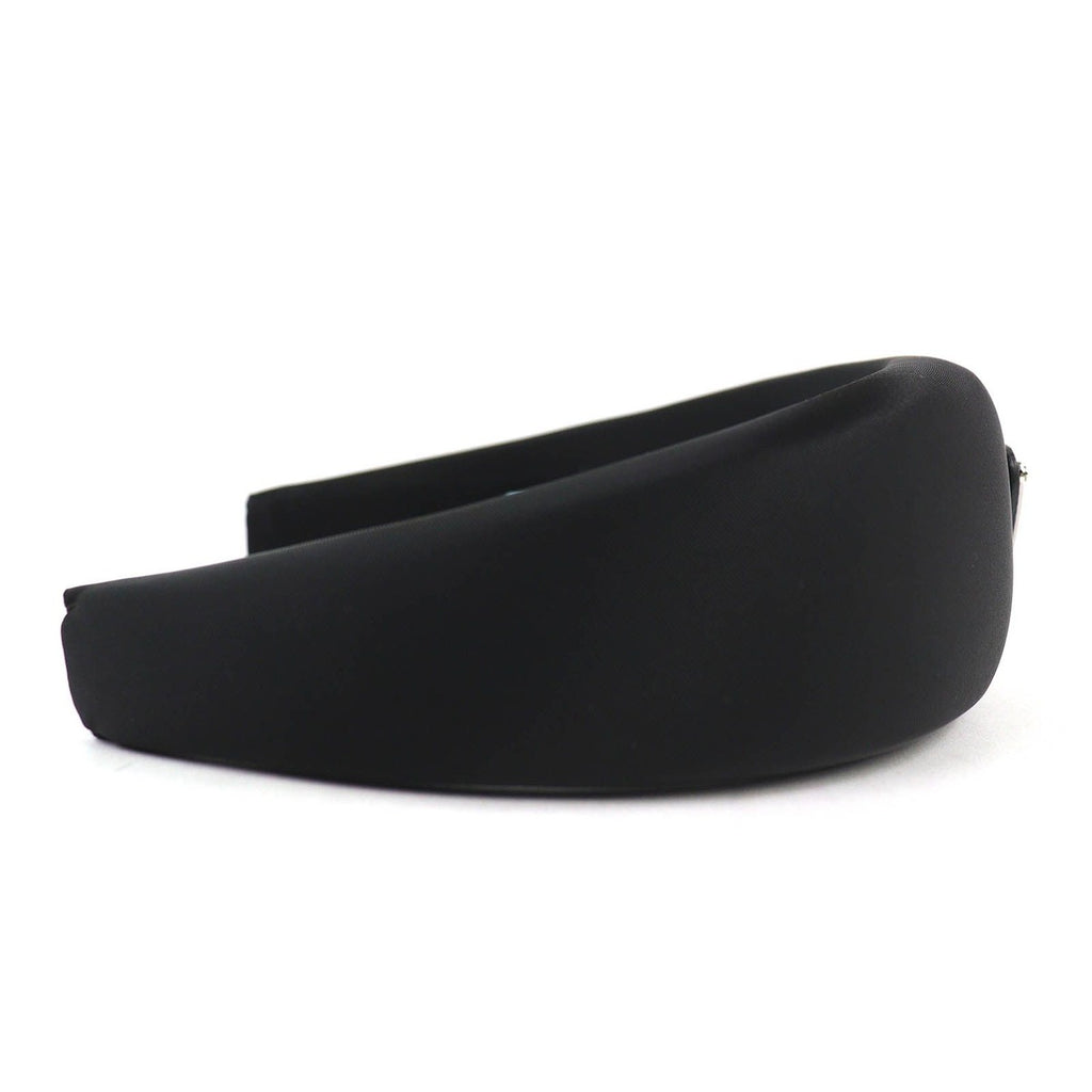 Prada Triangle Logo Re-Nylon Headband Hair — view 3