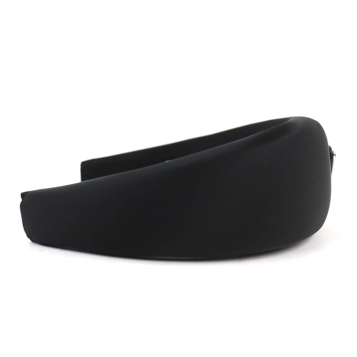 Prada Triangle Logo Re-Nylon Headband Hair — view 3