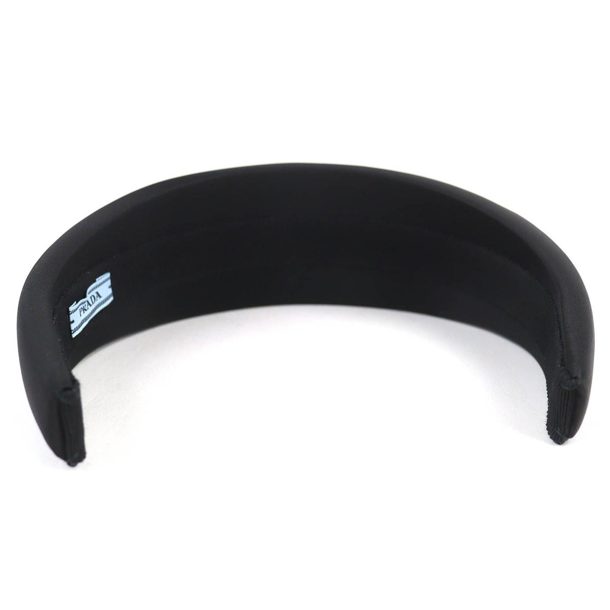 Prada Triangle Logo Re-Nylon Headband Hair — view 4