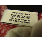 Christian Dior Scarf Trotter Red 100% Silk — view 2