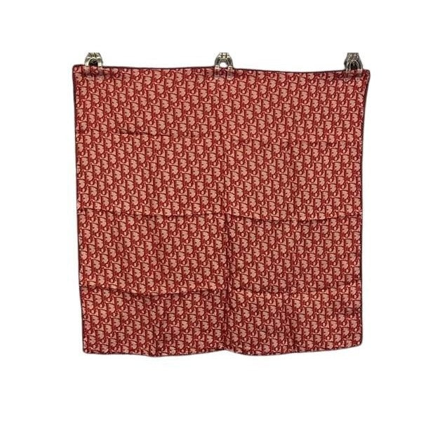 Christian Dior Scarf Trotter Red 100% Silk