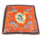 Hermes Carre 140 Tendresse Feline Wild Kindness Silk Large Scarf Multi