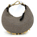 Fendi Handbag Nano Graffi Brown Staggered Pattern — view 4
