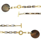 Hermes Necklace Faites Vos Jeux Buffalo Horn Long Pendant — view 8