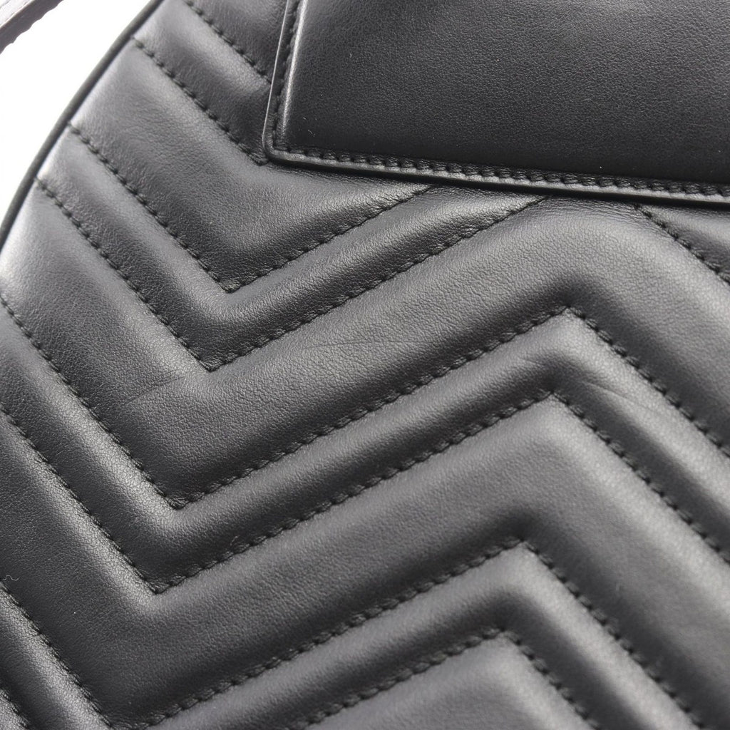 Gucci Backpack GG Marmont Black Leather — view 7
