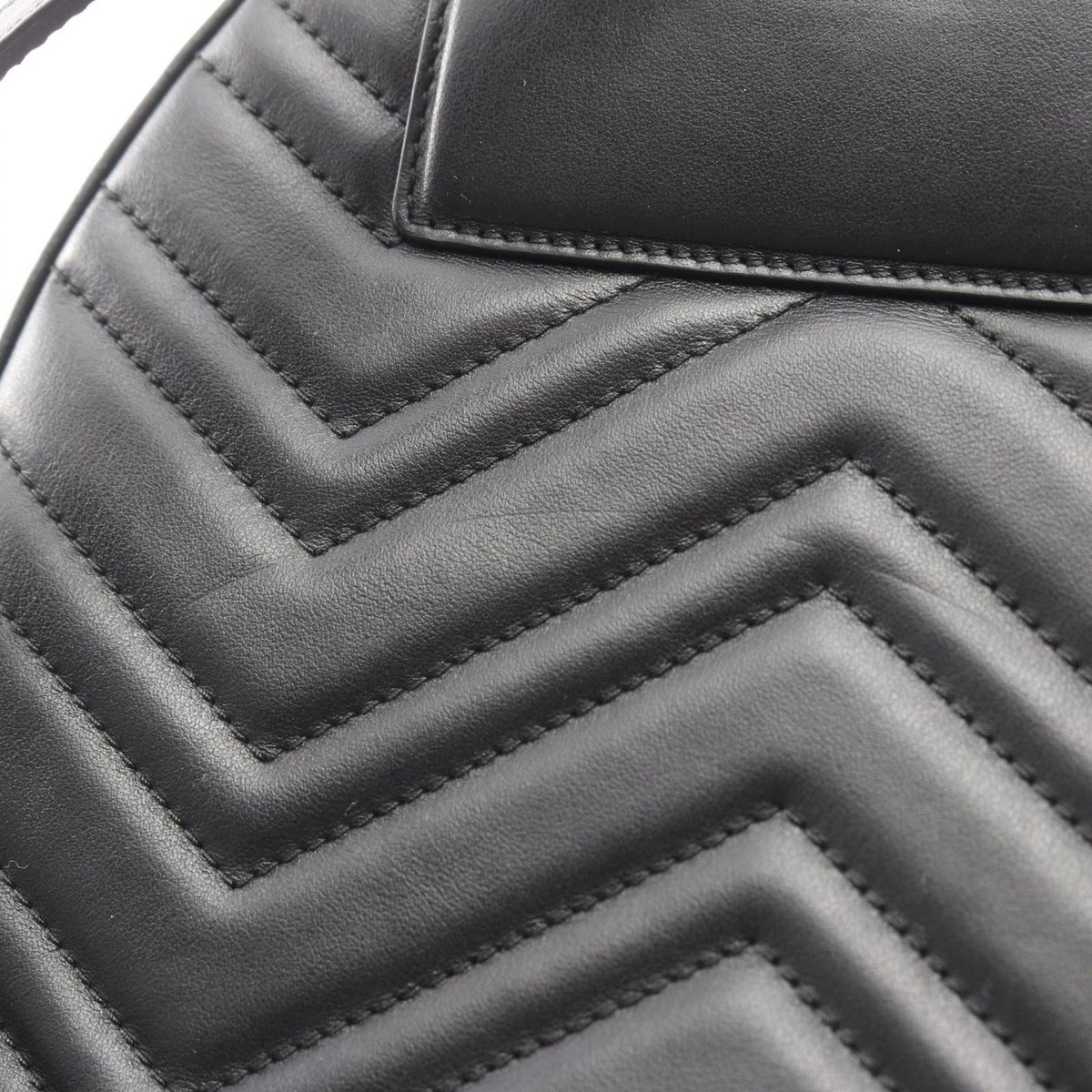 Gucci Backpack GG Marmont Black Leather — view 7