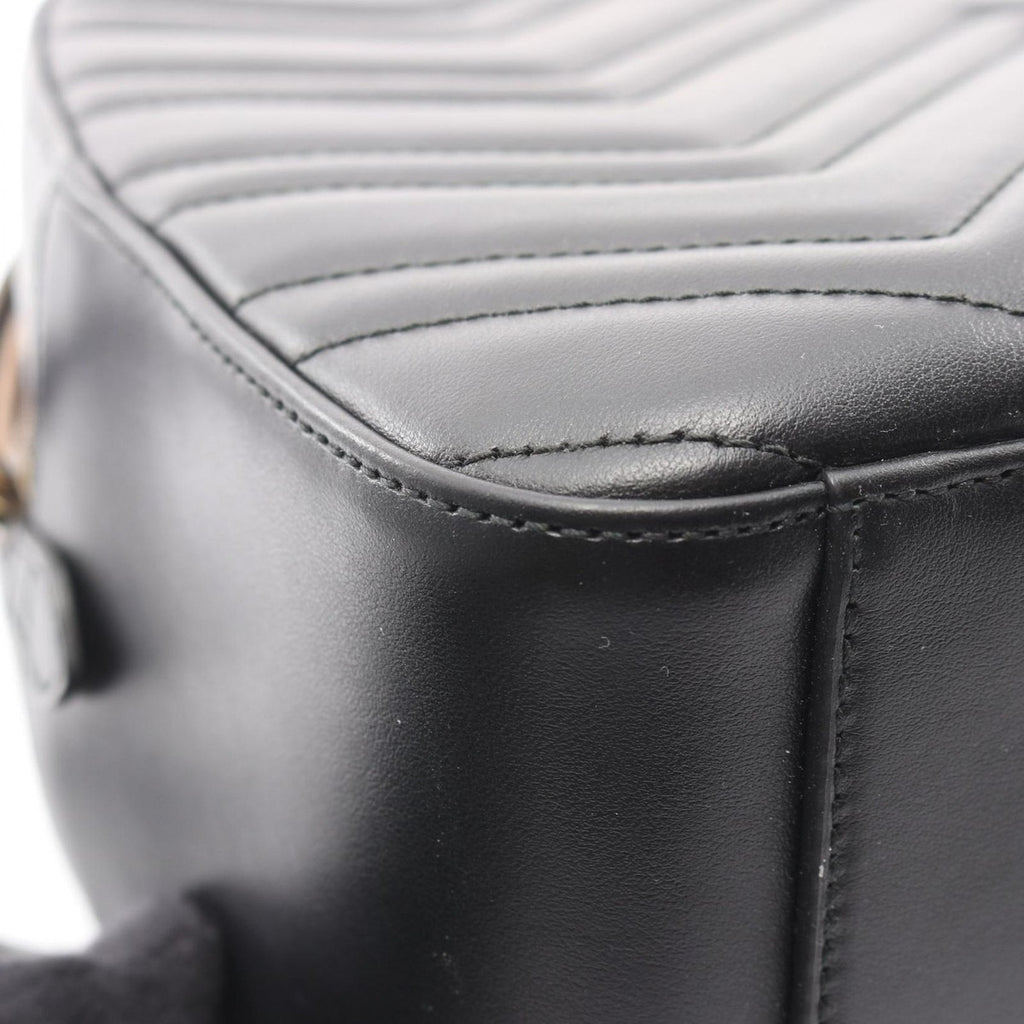 Gucci Backpack GG Marmont Black Leather — view 8