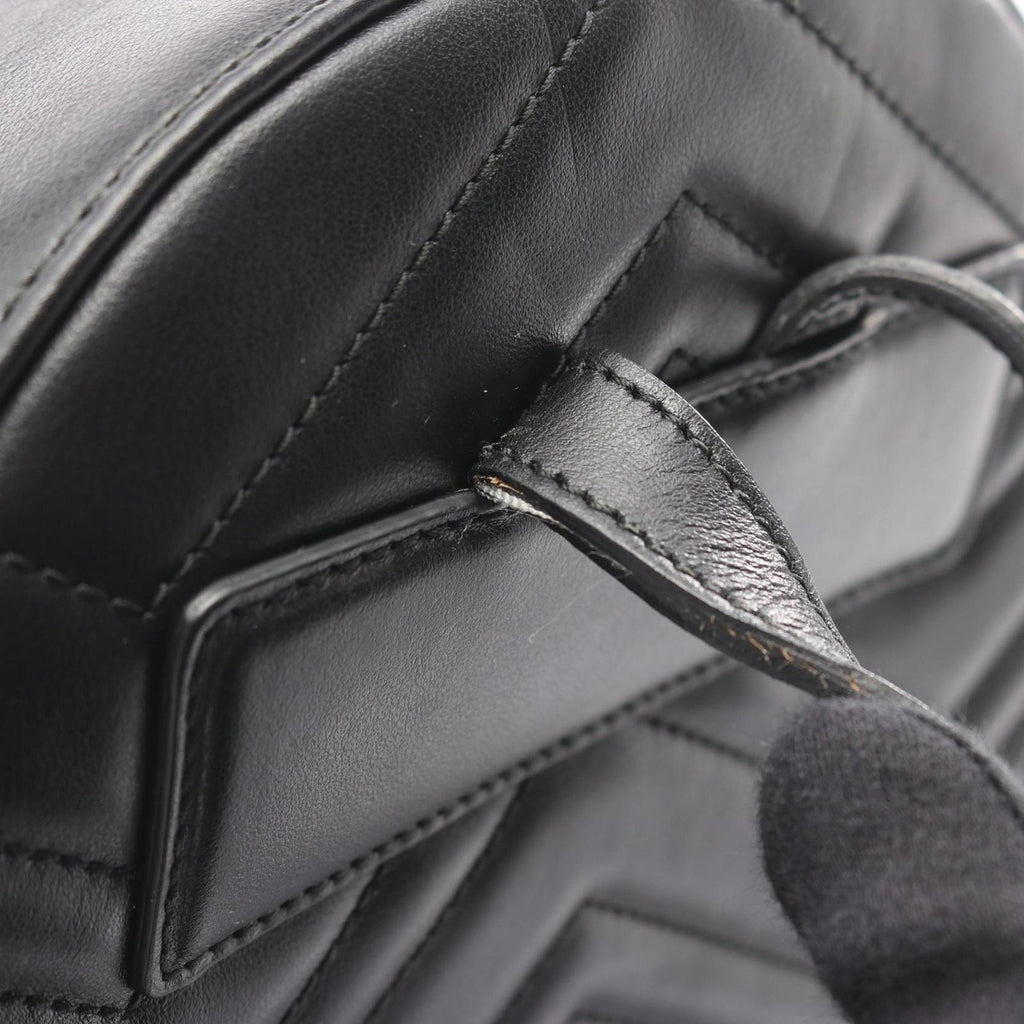 Gucci Backpack GG Marmont Black Leather — view 9