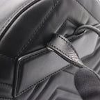 Gucci Backpack GG Marmont Black Leather — view 9