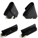 Chanel Camellia Long Wallet Bifold CC Logo Black — view 6