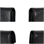 Chanel Camellia Long Wallet Bifold CC Logo Black — view 7