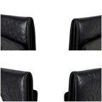 Chanel Camellia Long Wallet Bifold CC Logo Black — view 8
