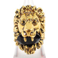 Gucci Lion Head Color Stone Ring