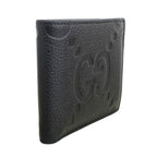 Gucci Wallet Jumbo GG Leather Black Silver — view 2