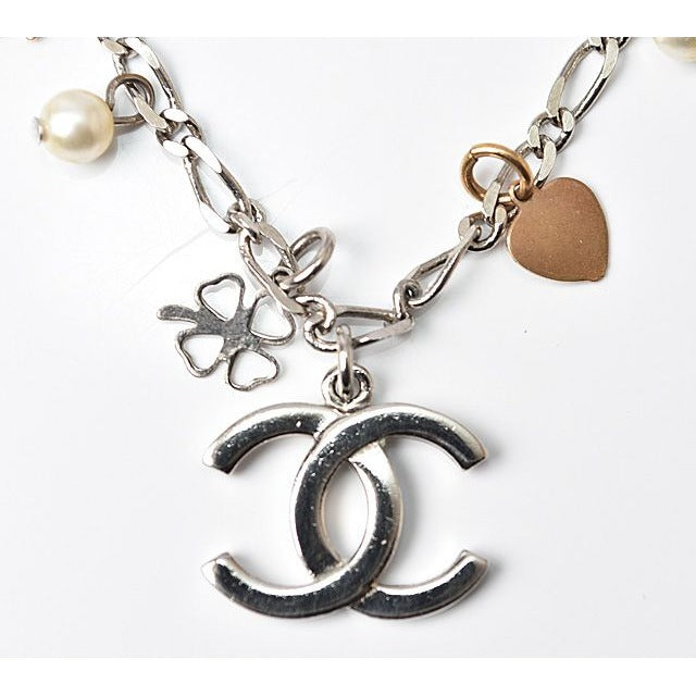 Chanel Bracelet Clover Heart Silver — view 5
