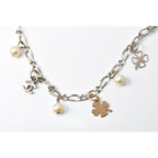 Chanel Bracelet Clover Heart Silver — view 7