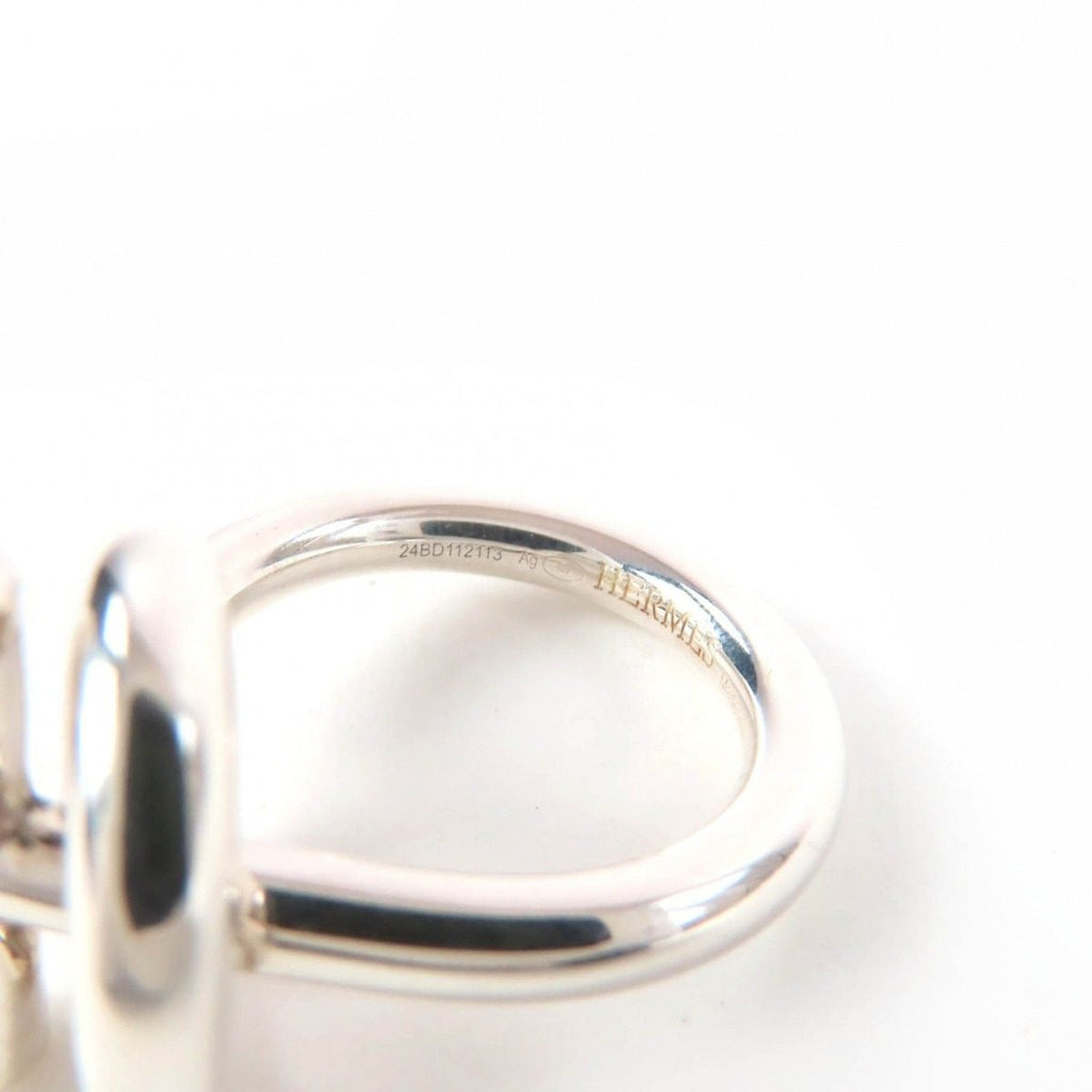 Hermes Echappee MM 925 Ring Silver 48 with Case Weight — view 8