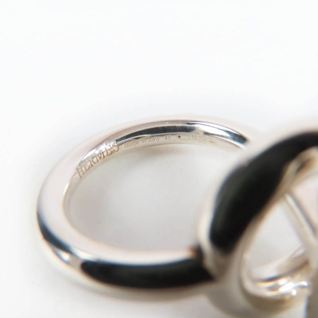 Hermes Echappee MM 925 Ring Silver 48 with Case Weight — view 9