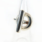 Hermes Echappee MM 925 Ring Silver 48 with Case Weight