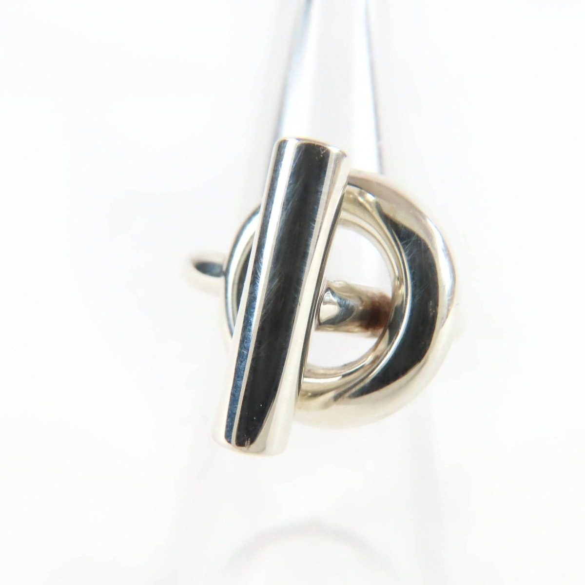 Hermes Echappee MM 925 Ring Silver 48 with Case Weight