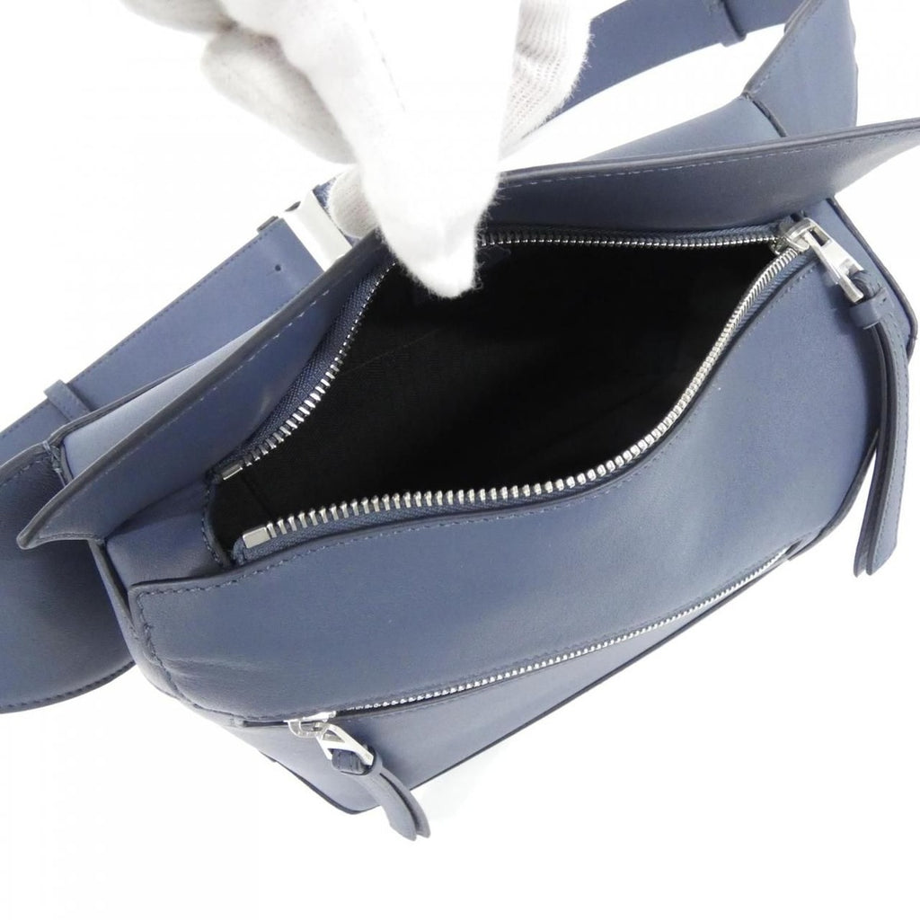Loewe Puzzle Edge Bum Bag Small Indigo Dye — view 6