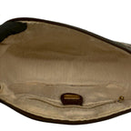 Gucci Vintage Sherry Line GG Logo Leather Shoulder Bag Brown — view 9