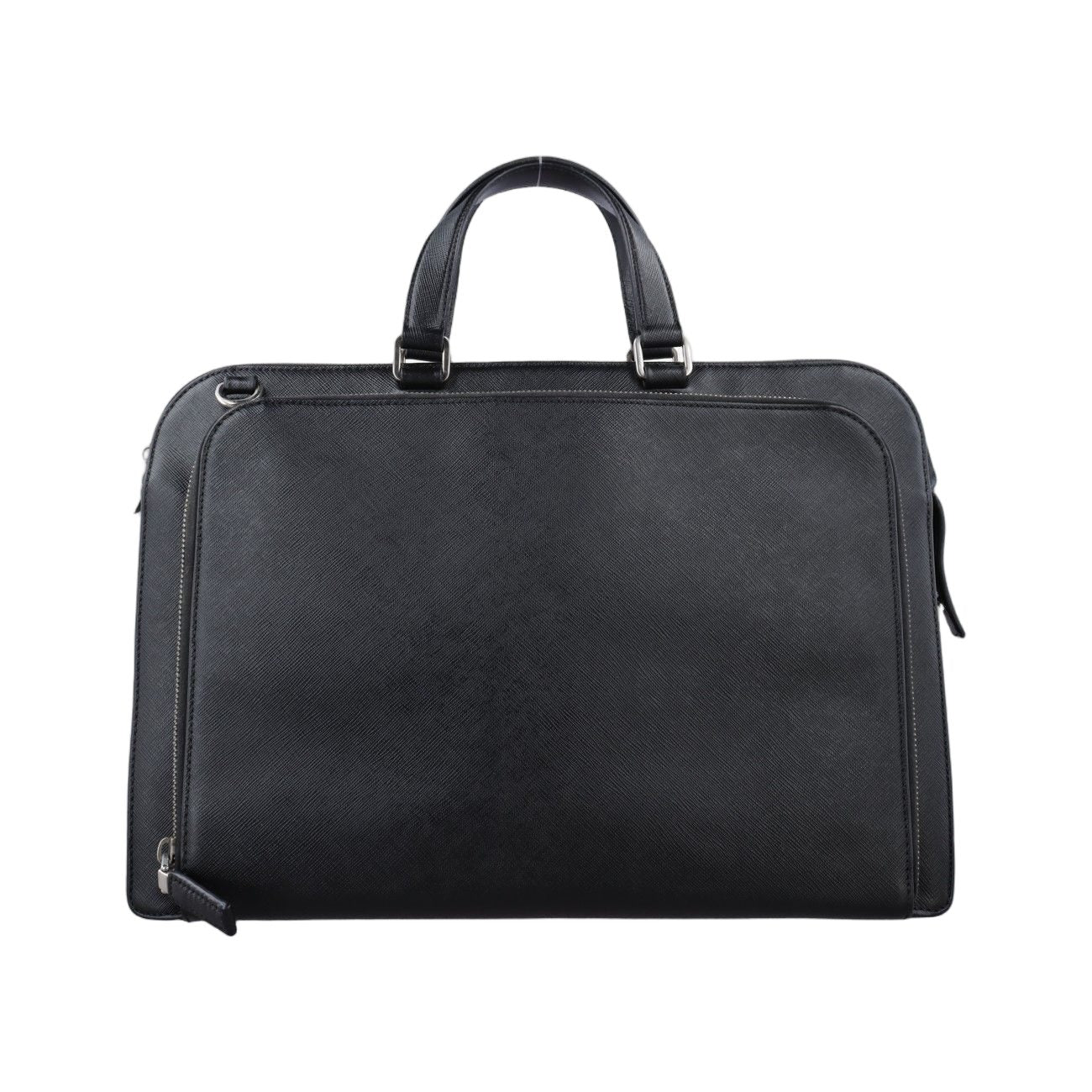 Prada Black Saffiano Leather 31 Handbag