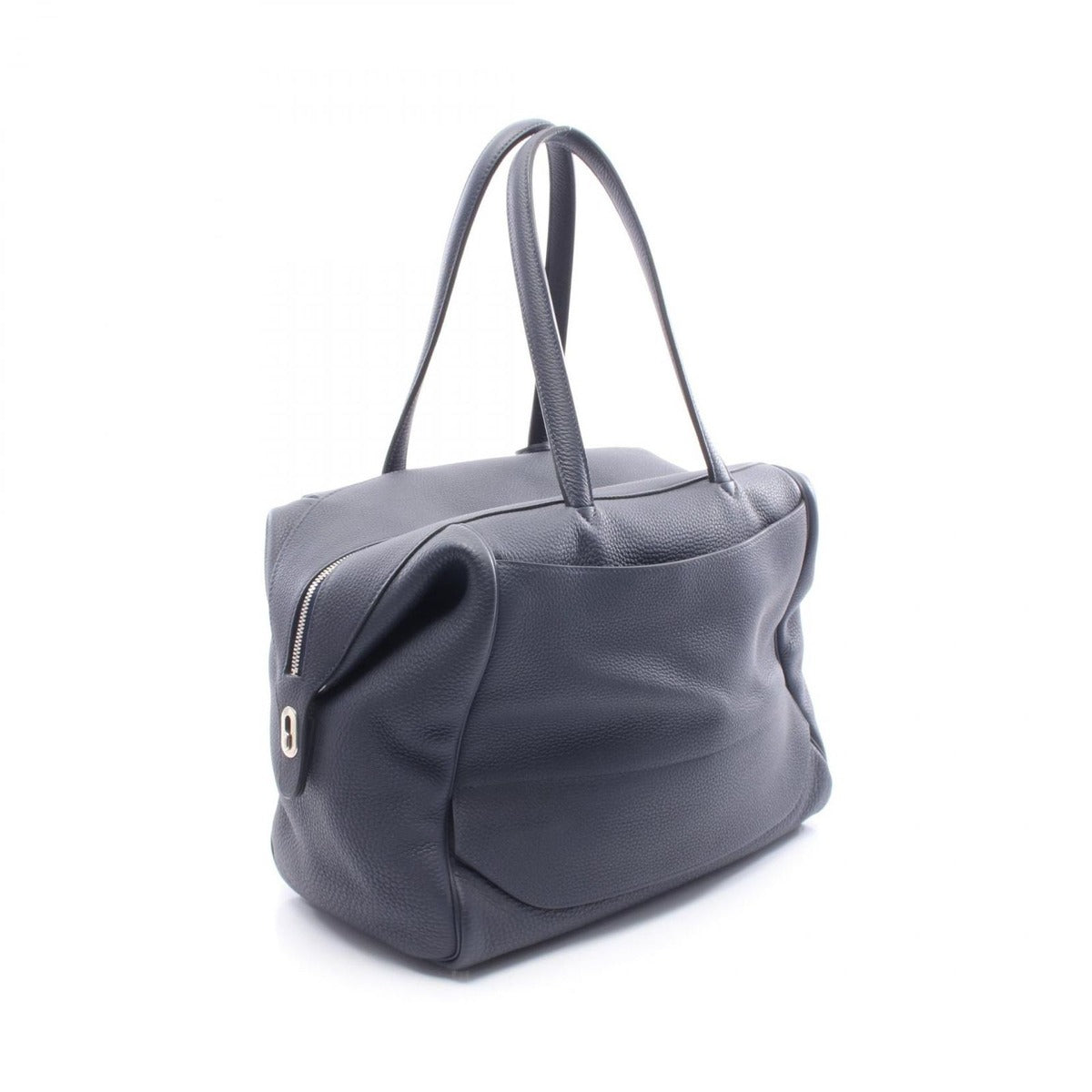 Hermes Handbag Warago Cabin 35 Breunuit Leather Blue Nuit Navy — view 2