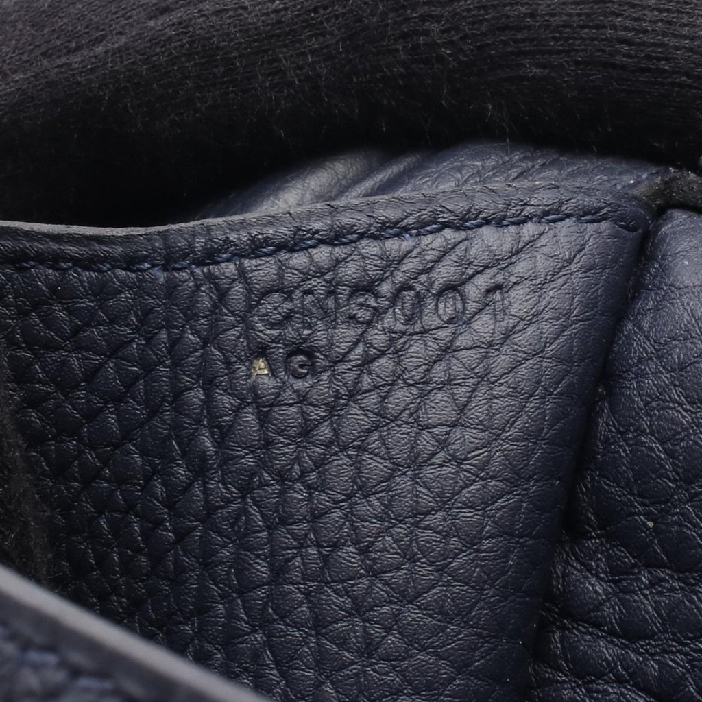 Hermes Handbag Warago Cabin 35 Breunuit Leather Blue Nuit Navy — view 5