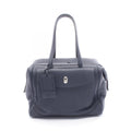 Hermes Handbag Warago Cabin 35 Breunuit Leather Blue Nuit Navy