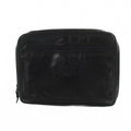 Loewe Clutch Second Leather Logo Black