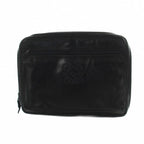 Loewe Clutch Second Leather Logo Black