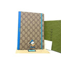 Gucci Disney Collaboration Donald Duck GG Supreme Notebook Brown Fm3097