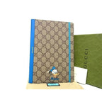 Gucci Disney Collaboration Donald Duck GG Supreme Notebook Brown Fm3097