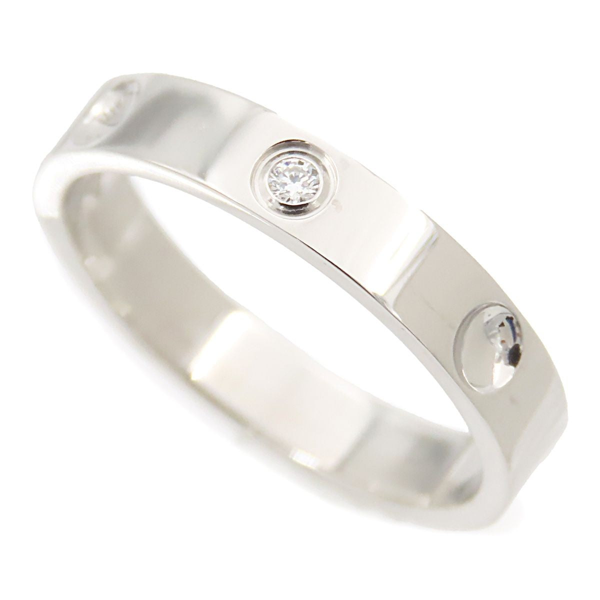 Louis Vuitton Alliance Empreinte Ring Platinum Diamond