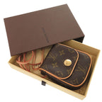 Louis Vuitton Pochette Cancun Monogram Brown Shoulder Bag 0657 — view 2