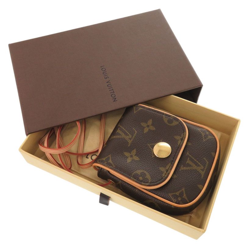 Louis Vuitton Pochette Cancun Monogram Brown Shoulder Bag 0657 — view 2